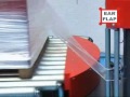 Video filmeuse ou banderoleuse de palettes automatique à plateau tournant modèle TRM1500