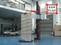 Video semi-automatic turntable stretch wrapper or pallet wrapper model 200